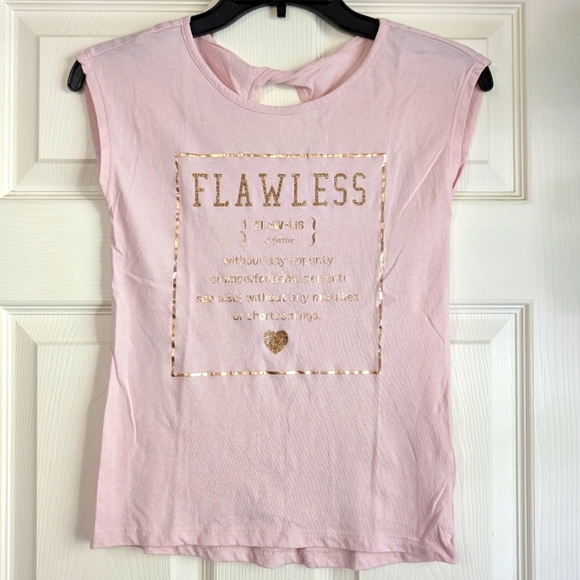 The Children's Place Other - Children's Place "Flawless" Pink Graphic Tee Size 7/8